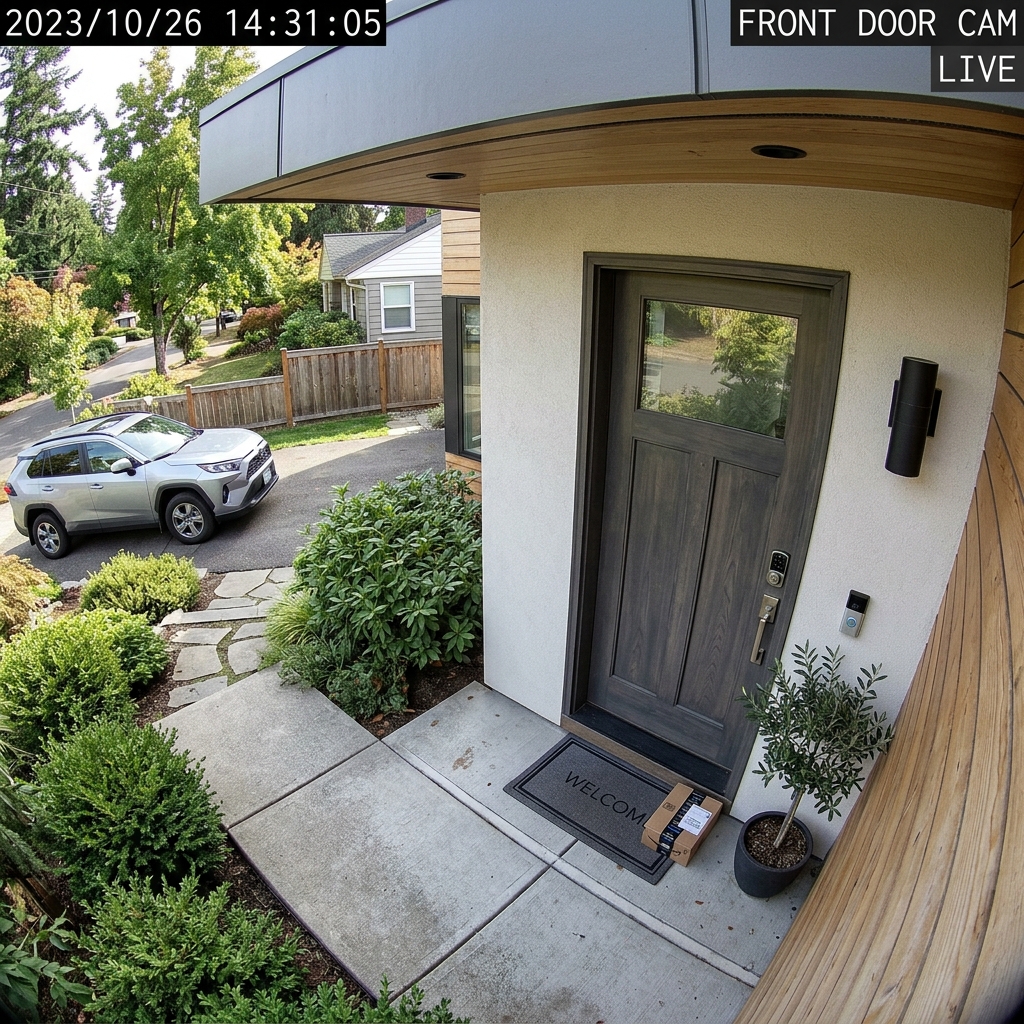 Front Door CCTV Feed